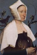 With squirrels and birds swept Europe and the portrait of woman Hans Holbein